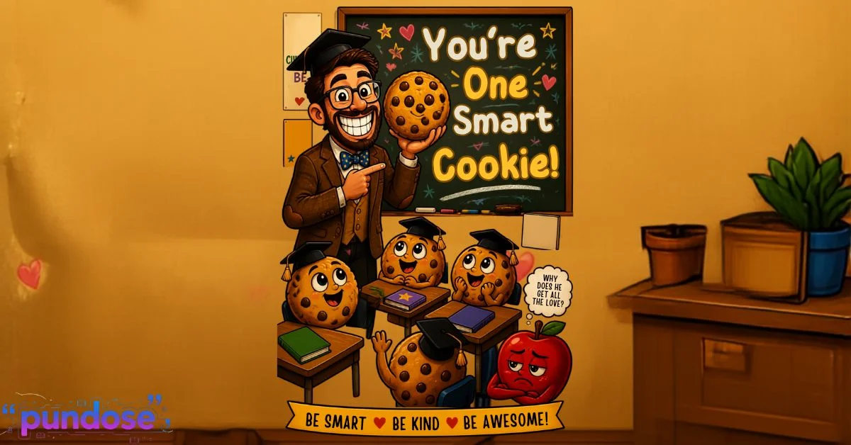 Cookie puns for teachers