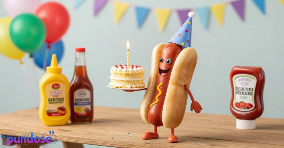 Hot dog puns birthday