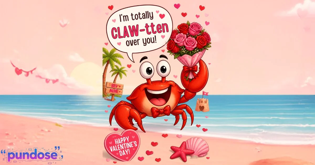 💘 Valentine Crab Puns
