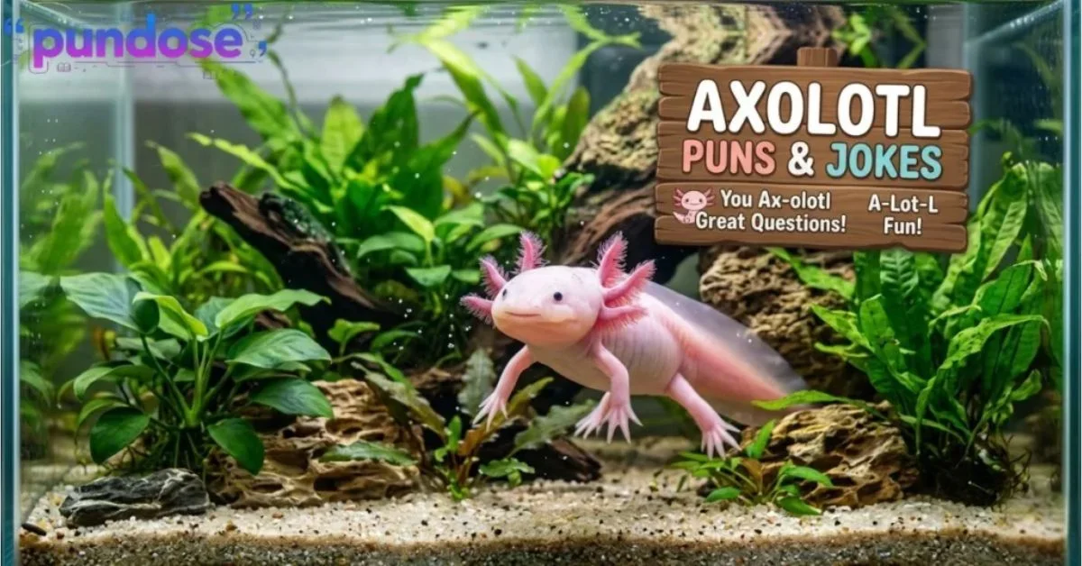 Axolotl Puns & Jokes