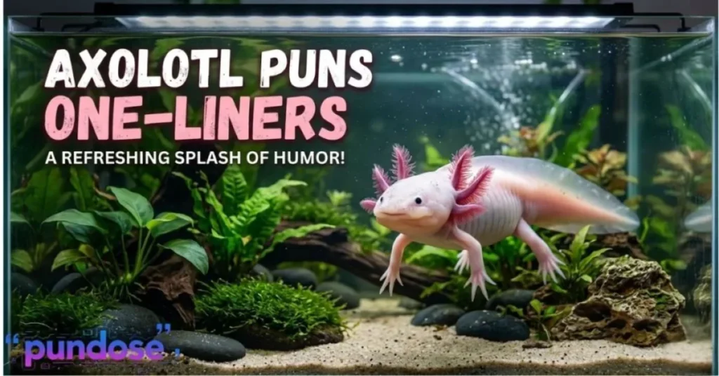 Axolotl Puns One-Liners
