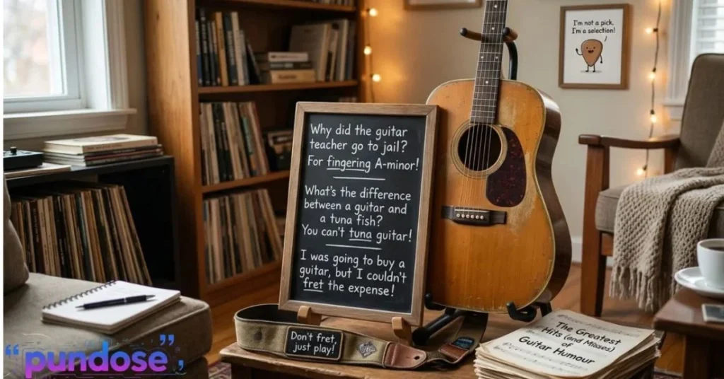 Best Guitar-Themed Wordplay Jokes