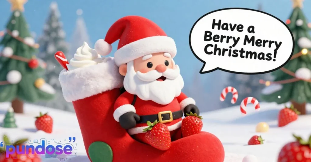  Christmas Strawberry Puns