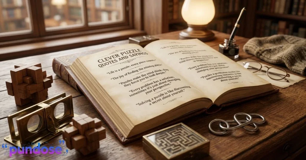 Clever Puzzle Quotes and Sayings