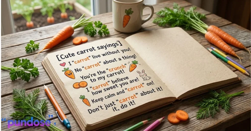 Cute carrot sayings