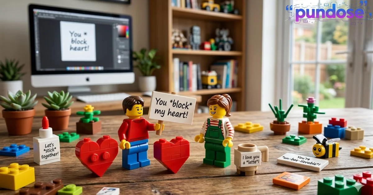 Cute lego puns