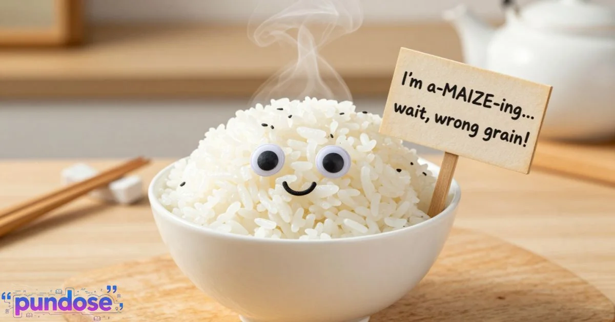 Cute rice puns