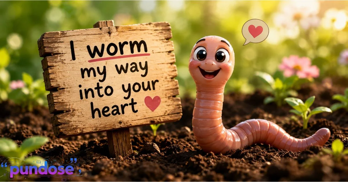 Cute Worm Puns