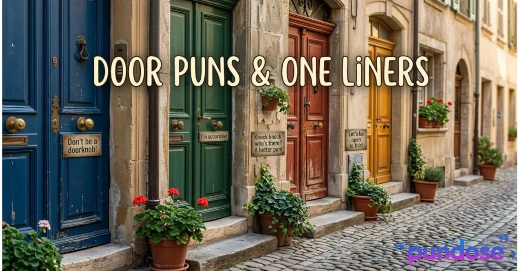Door Puns One Liners