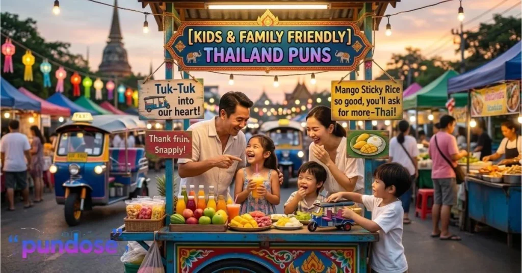 Kids & Family Friendly Thailand Puns