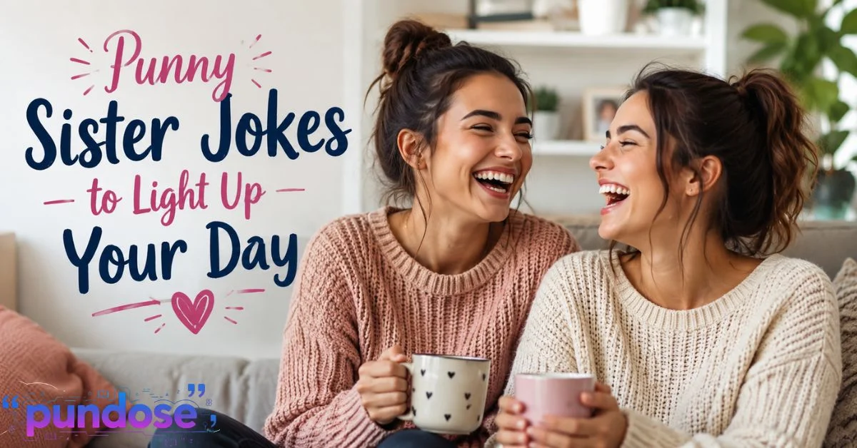 Punny Sister Jokes to Light Up Your Day