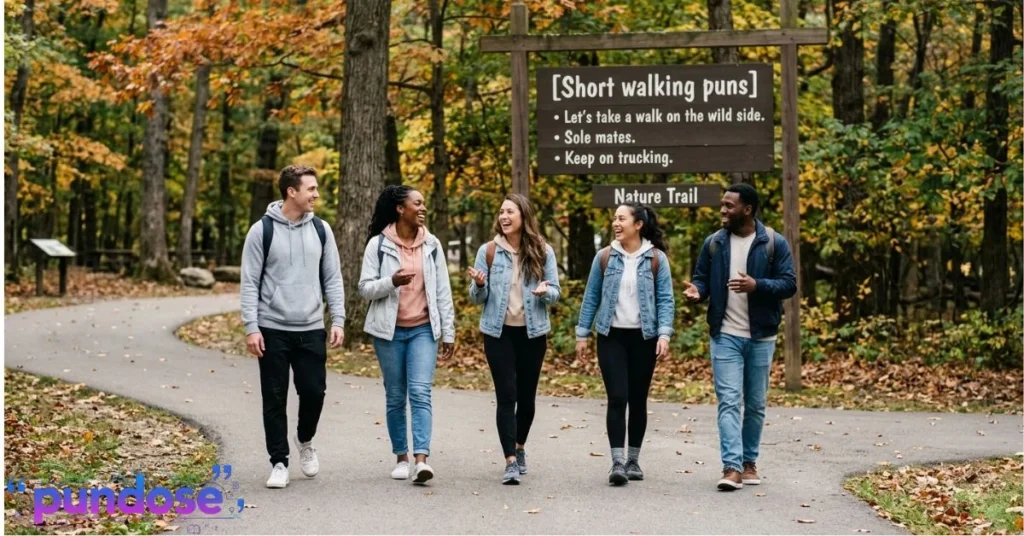 Short walking puns