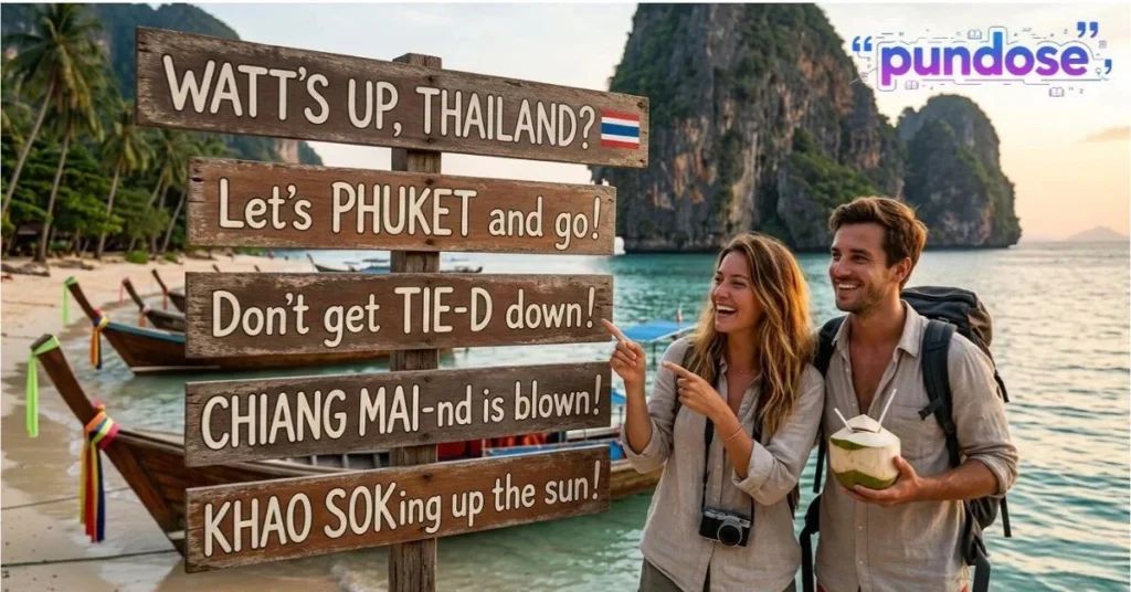 Thailand Travel & Destination Puns