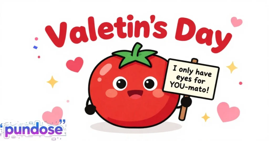 Valentine Tomato Puns for Love