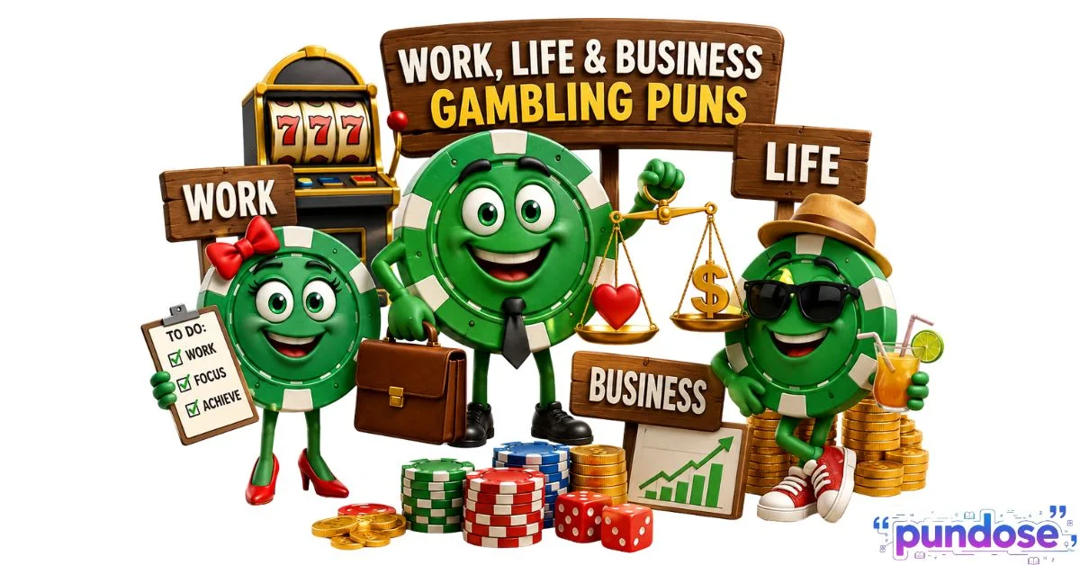 Work, Life & Business Gambling Puns